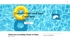 Desktop Screenshot of holidaypoolsflorida.com
